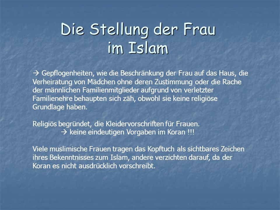 Familie Im Islam Referat Familie im islam referat
